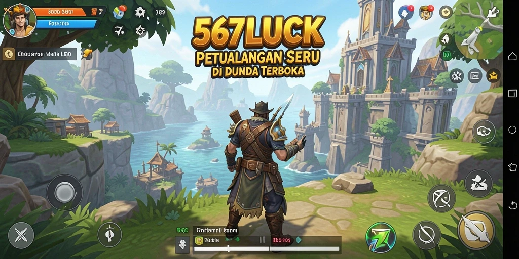 Tampilan gameplay yang menampilkan dunia terbuka yang luas dan menarik.