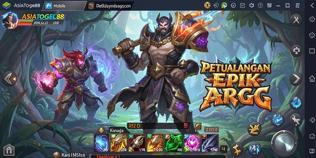 Tampilan gameplay mendebarkan di dunia <strong>ASIATOGEL88</strong>.