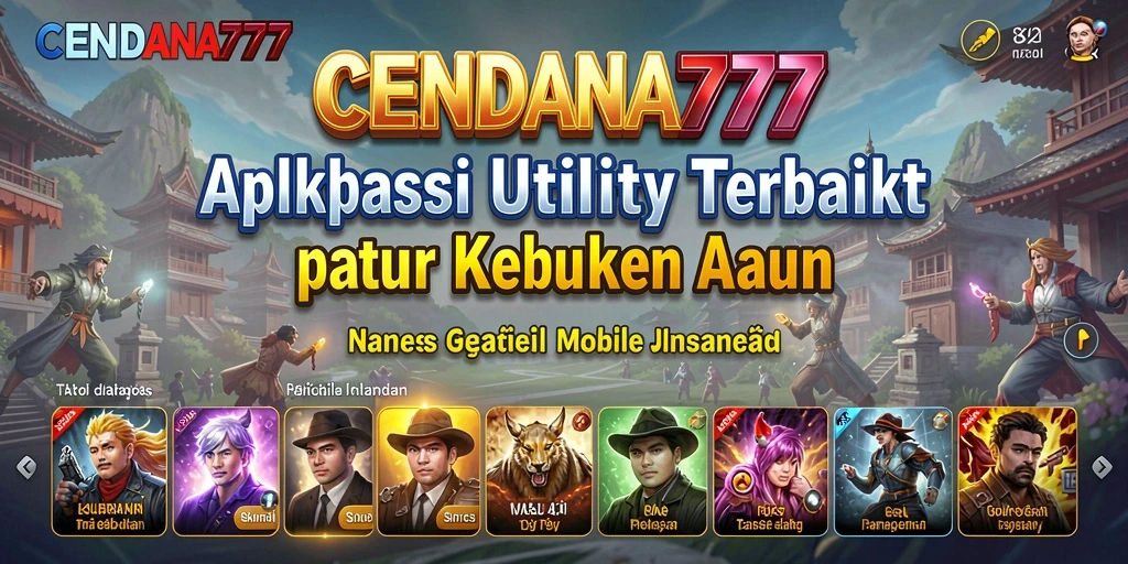Tampilan antarmuka CENDANA777 yang modern dan fungsional.