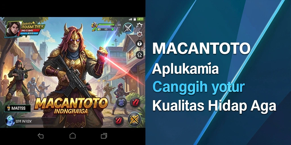 Tampilan antarmuka pengguna MACANTOTO yang sederhana dan fungsional.