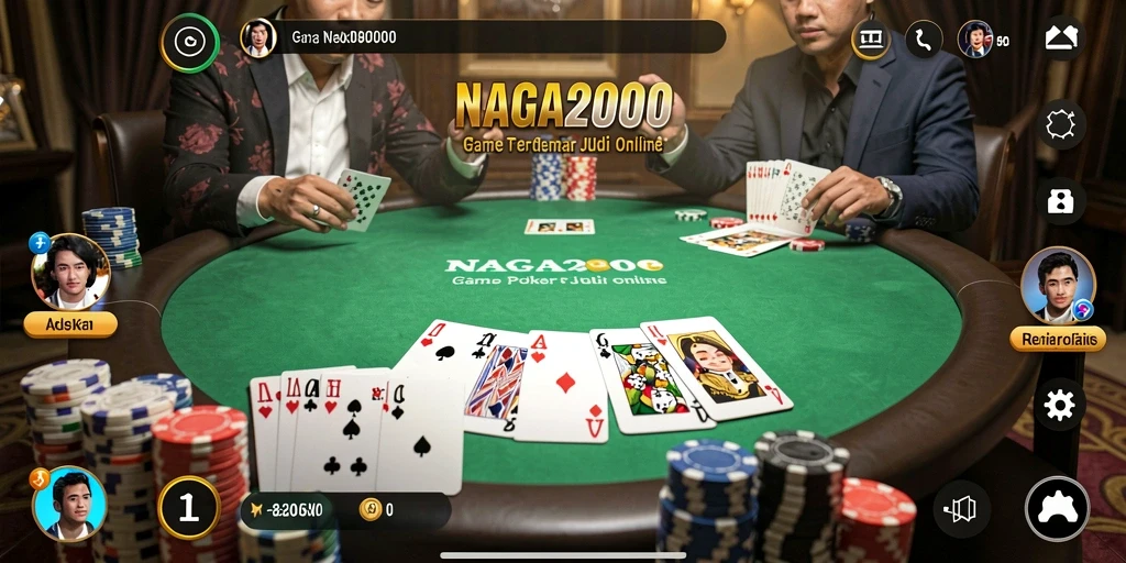 Gameplay menarik di NAGA2000 dengan suasana Poker yang mengasyikkan.