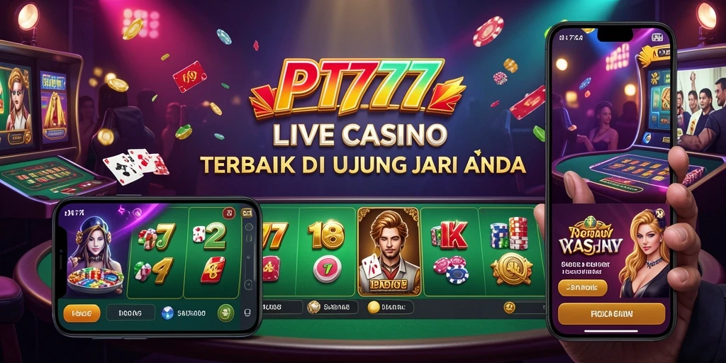 Tampilan menarik dari gameplay Live Casino PT777 dengan dealer profesional.