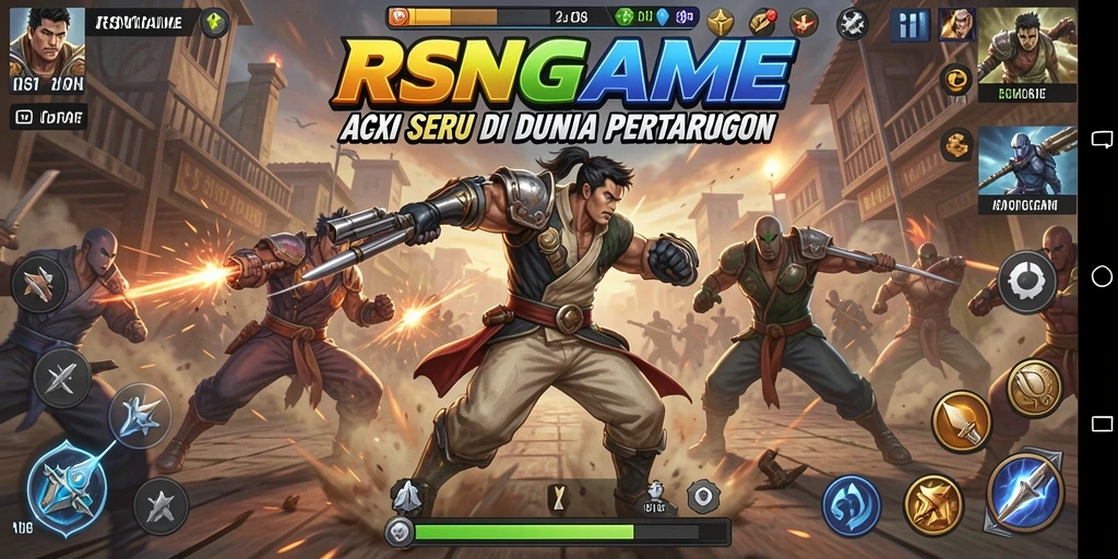 Tampilan gameplay RSNGAME yang penuh aksi dan grafik memukau.