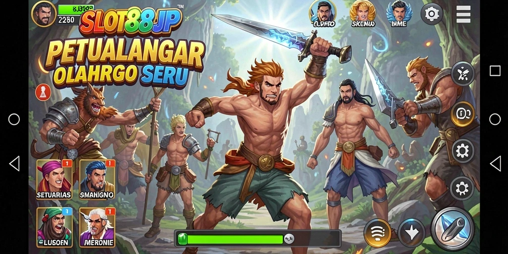 Tampilan gameplay menarik dari SLOT88JP dengan banyak pilihan olahraga.